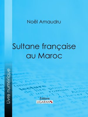 cover image of Sultane française au Maroc